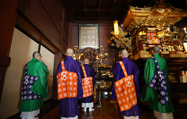 大本堂諸尊修復作業のお知らせ
